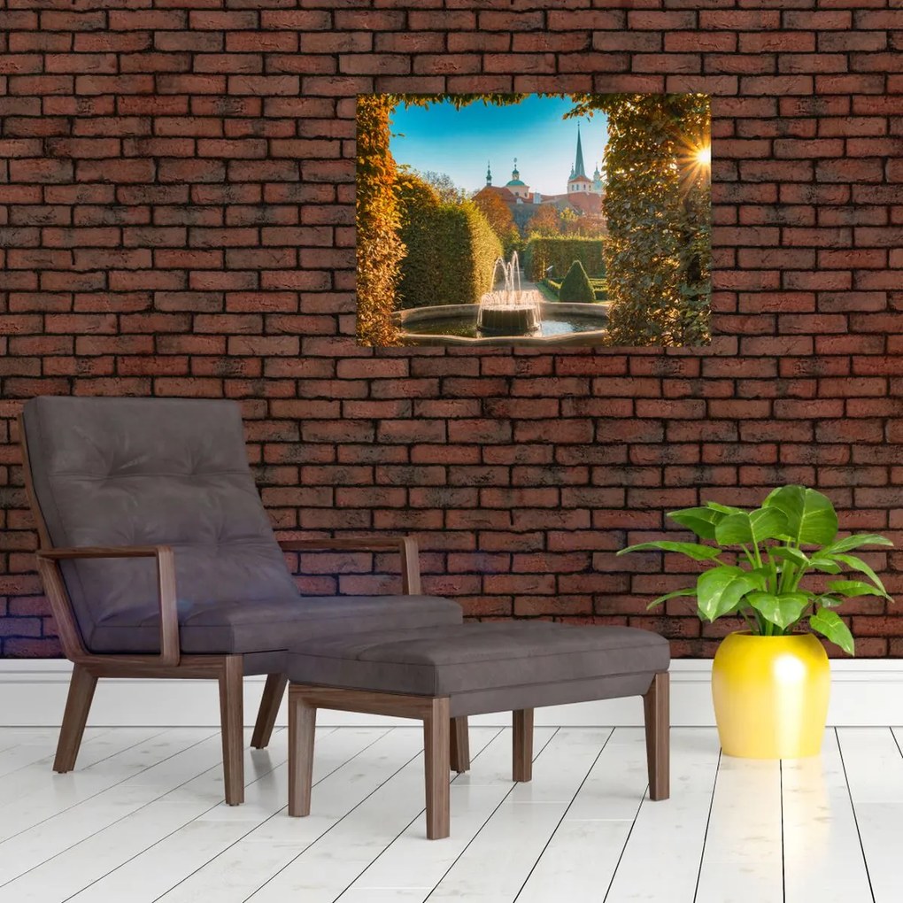 Tablou pe sticlă - Palatul Wallenstein (70x50 cm)