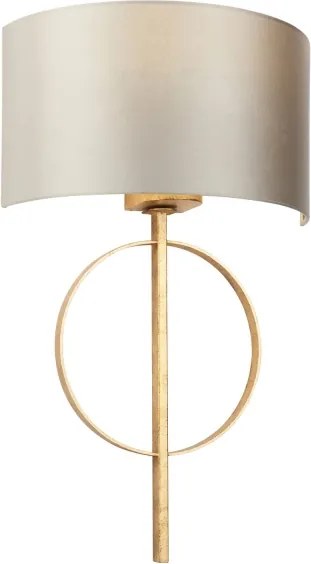 Endon 95210 - Lampă de perete 1xE27/10W/230V gri/alamă