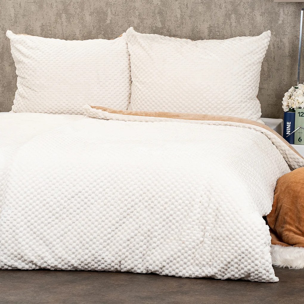 Lenjerie de pat din microflanel 4Home Caress, 140x 200 cm, 70 x 90 cm