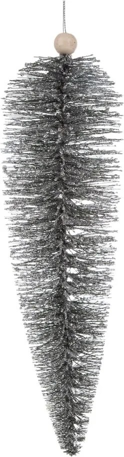 Decorațiune suspendată Dakls, lungime 22 cm, argintiu