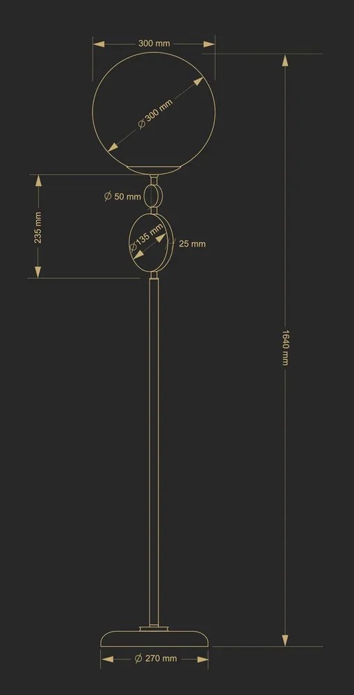 Lampadar design clasic realizat manual DIMARO