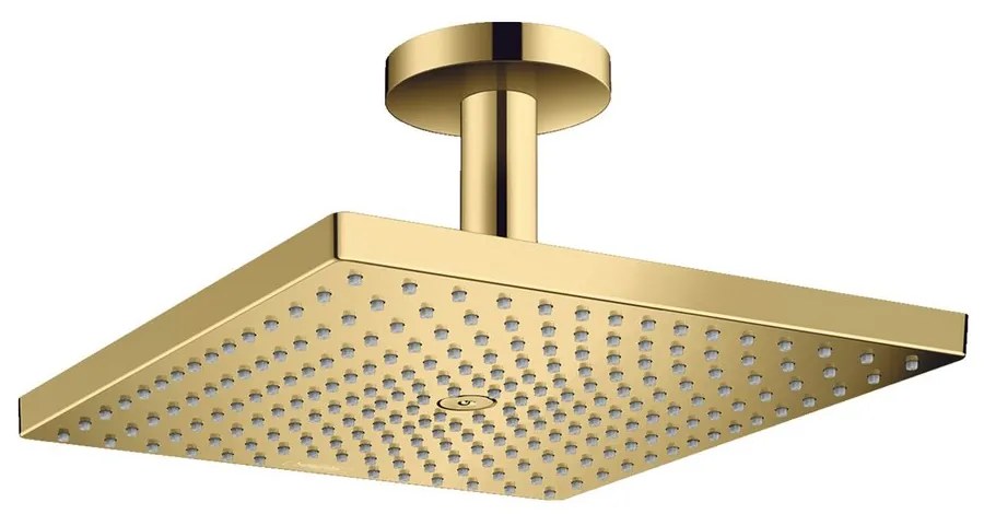 Palarie cu brat de dus Hansgrohe Raindance E 300 Air auriu lucios