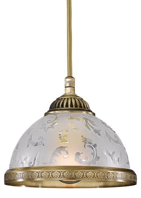 Lustra, Pendul clasic din alama si sticla 6202