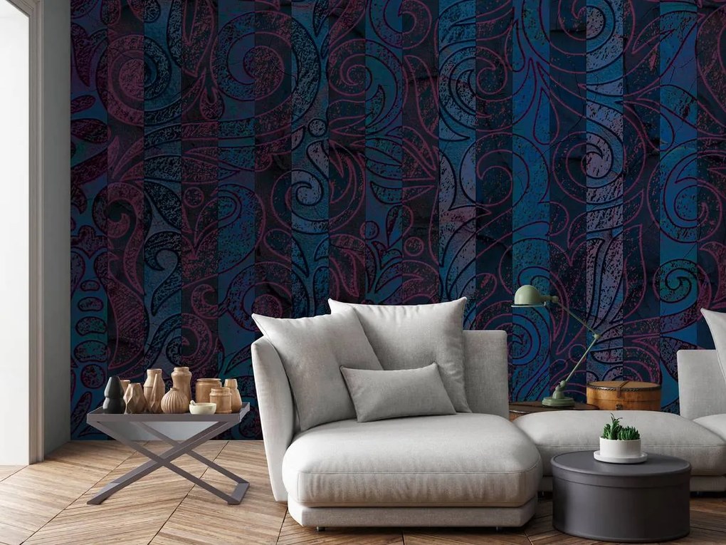 Fototapet - Ornament în dungi (152,5x104 cm)