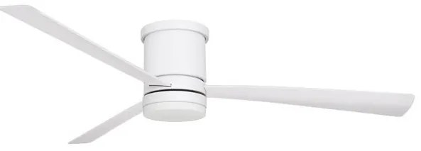 Ventilator de tavan cu telecomanda si iluminat SILKY alb