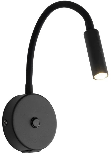 Lampă de perete cu port USB LAGOS 1xG9/3W/5V negru