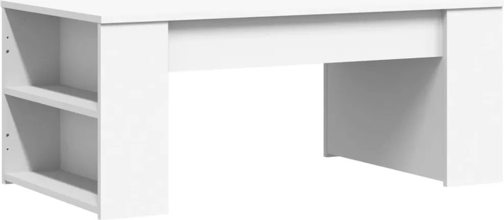 vidaXL Măsuță de cafea, alb, 102x55x42 cm, lemn prelucrat