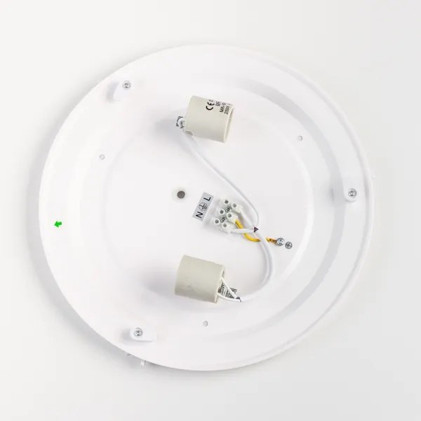 Brilagi - Plafonieră pentru baie POOL 2xE27/15W/230V Ø 30 cm IP54 negru