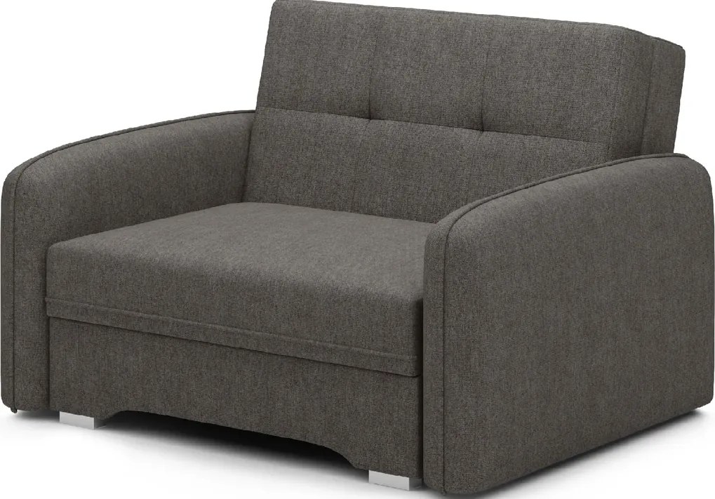 Fotoliu extensibil LAINE, gri inchis