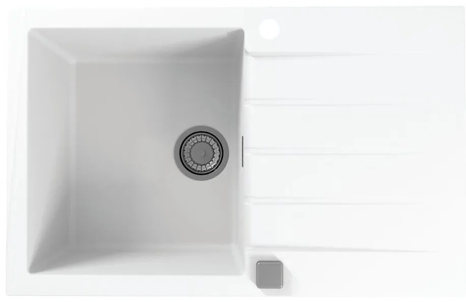 Chiuvetă de bucătărie ALVEUS 1132022 CADIT 79x50 cm alb