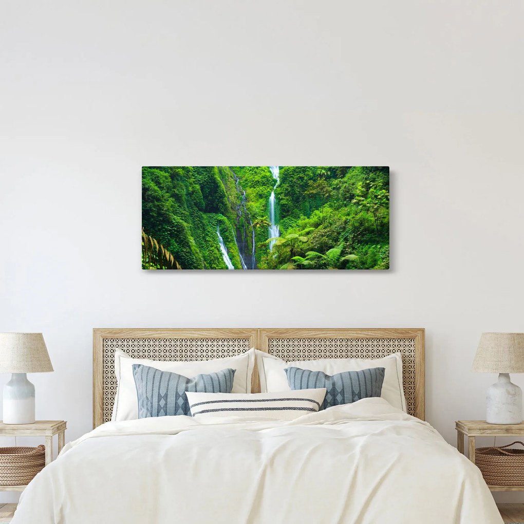 Tablou - Cascada Madakaripura, Java de Est, Indonezia (120x50 cm)