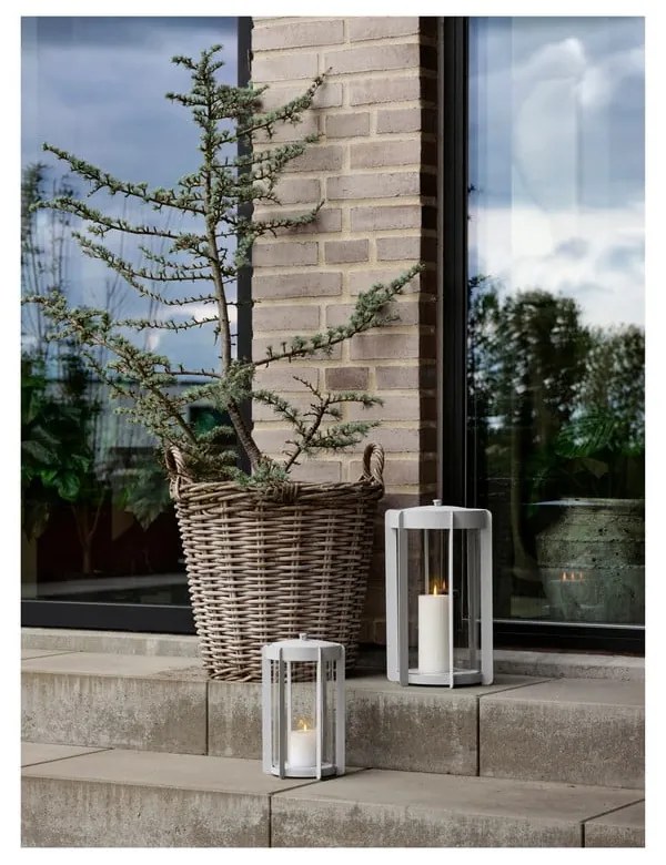 Felinar cu LED gri deschis cu USB (înălțime 25 cm) Firefly – Zone