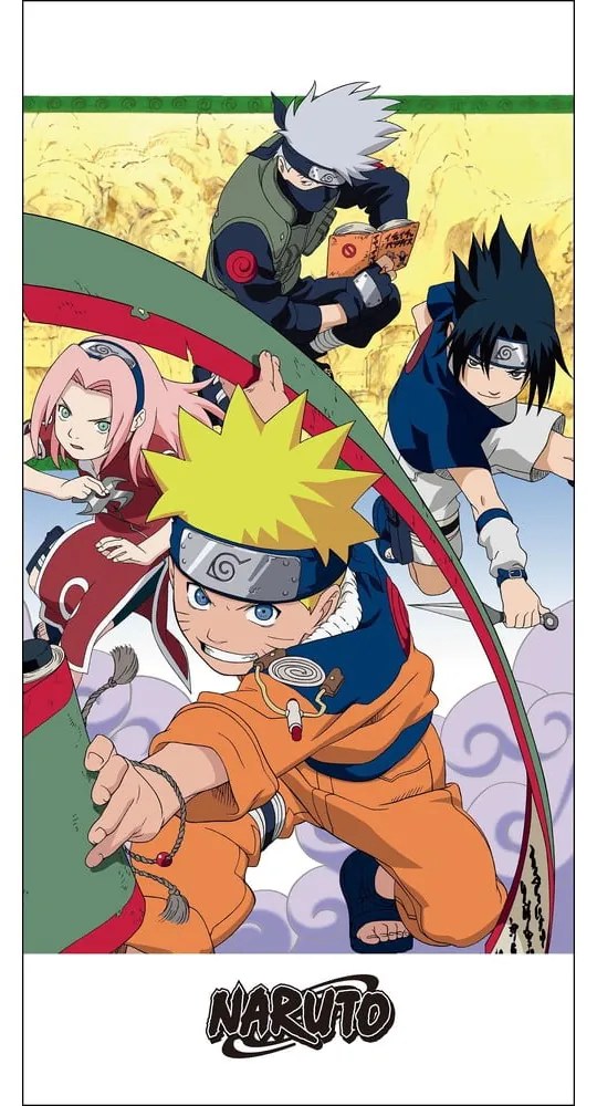 Prosop pentru copii din bumbac 70x140 cm Naruto – Jerry Fabrics