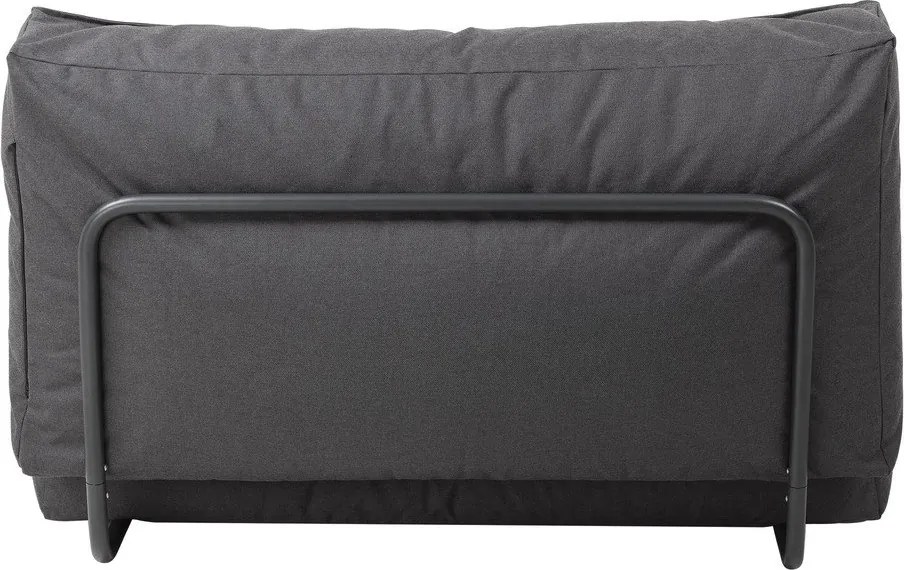 Șezlong de grădină Blomus Coal, 120 x 190 cm, gri închis