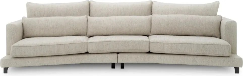 Canapea design LUX Savarana, Splendor gri deschis