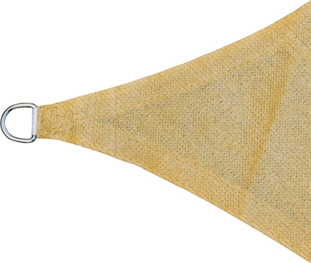 Outsunny Cort Parasolar Dreptunghiular pentru Exterior cu Protecție UV Respirabil cu Frânghii de Fixare, 3x4 m, Bej | Aosom Romania