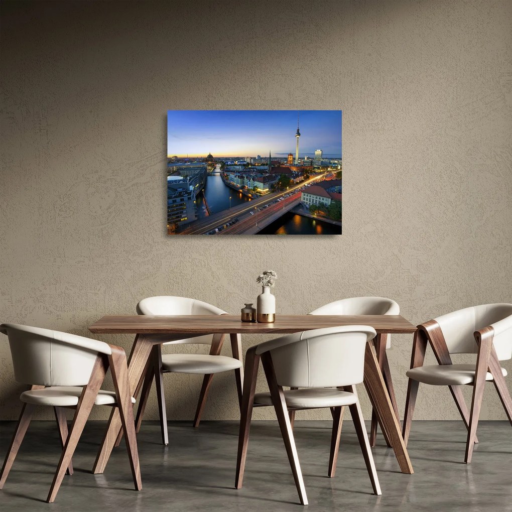 Tablou pe sticlă cu Berlin (70x50 cm)