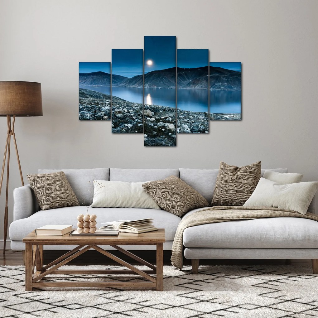 Tablou - Islanda noaptea (150x105 cm)