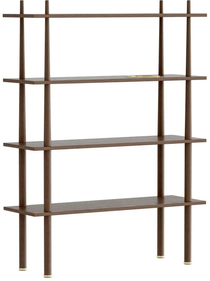 Sistem modular de rafturi maro cu aspect de lemn de stejar 110x148 cm Stories – UMAGE