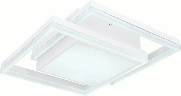 Plafoniera Smart LED CCT dimabila cu telecomanda SQUARES