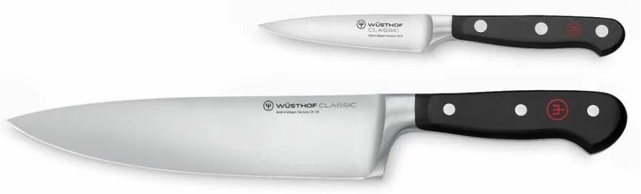 Wüsthof Classic set 2 cuțite de bucătărie, negru