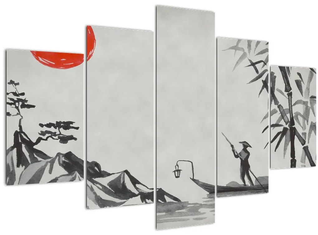 Tablou - Munții Fuji (150x105 cm)