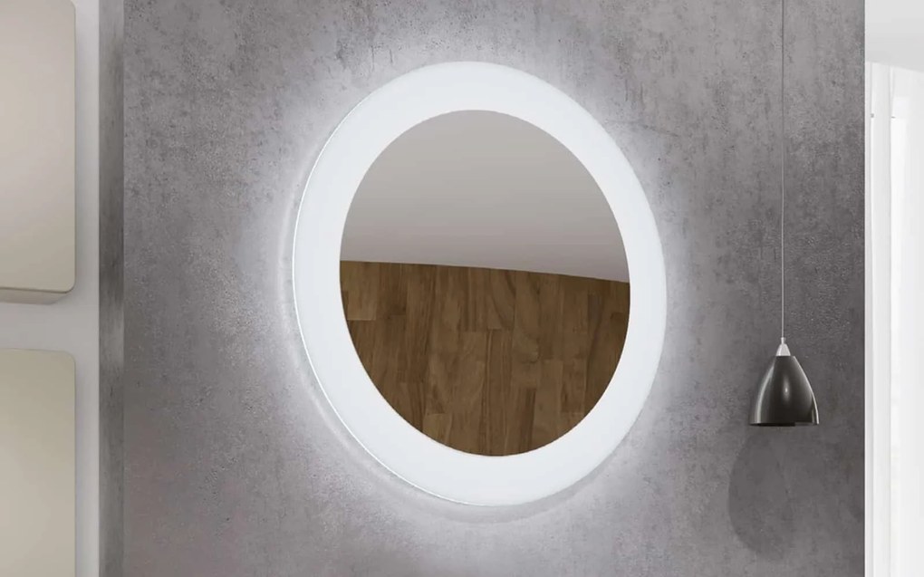 Oglindă retroiluminată LED rotundă Ø75cm
