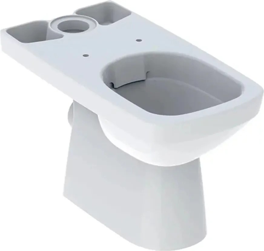 Vas WC pe pardoseala Geberit Selnova Square Rimfree alb lucios
