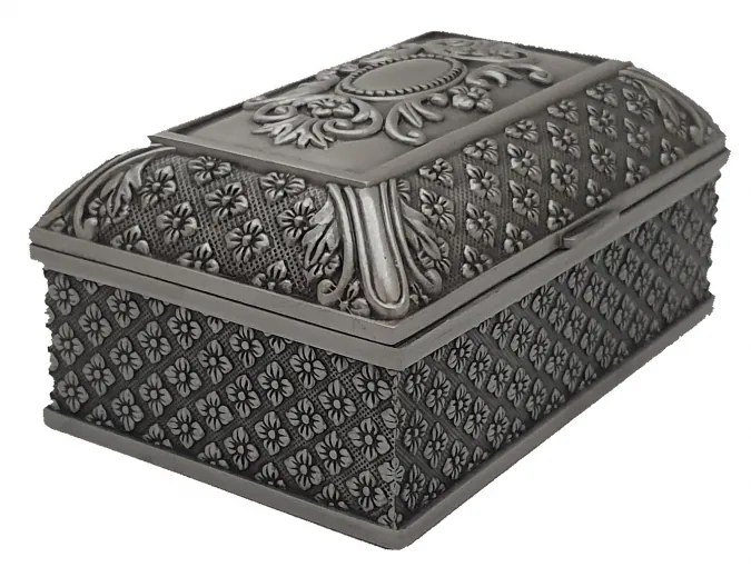 Caseta Metal Bijuterii medie