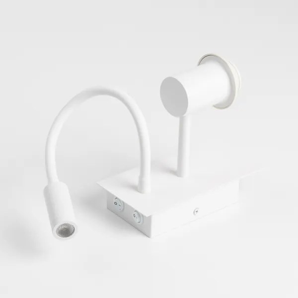 Lampă LED de perete Brilagi NUBILA 1xE27/25W/230V + LED/3W alb/albastru închis