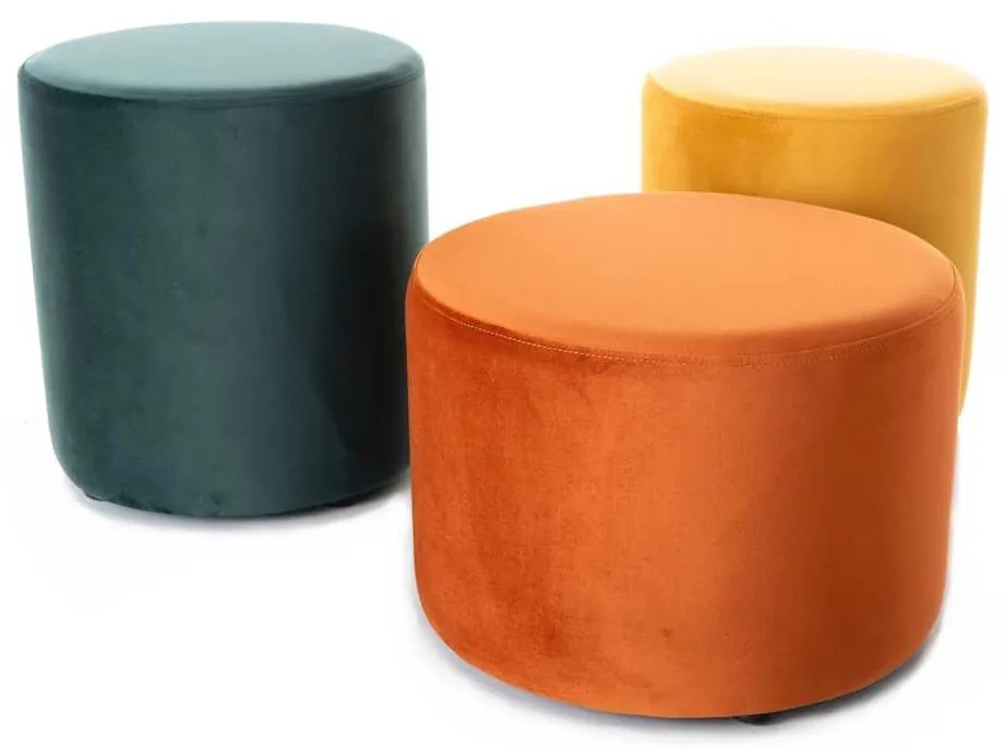 Taburet Caen C Velvet, galben