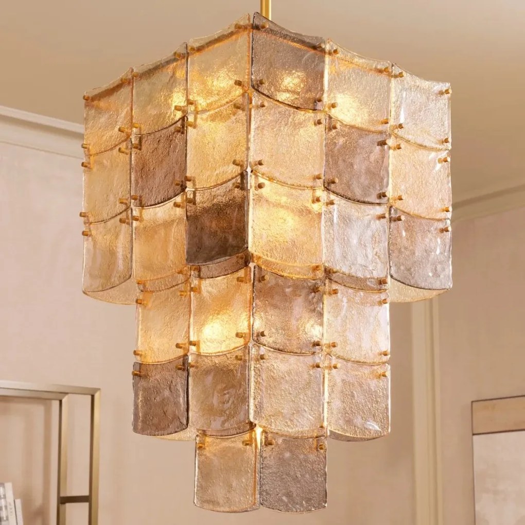 Candelabru design LUX, Sticla, Alama Antic, Laurent