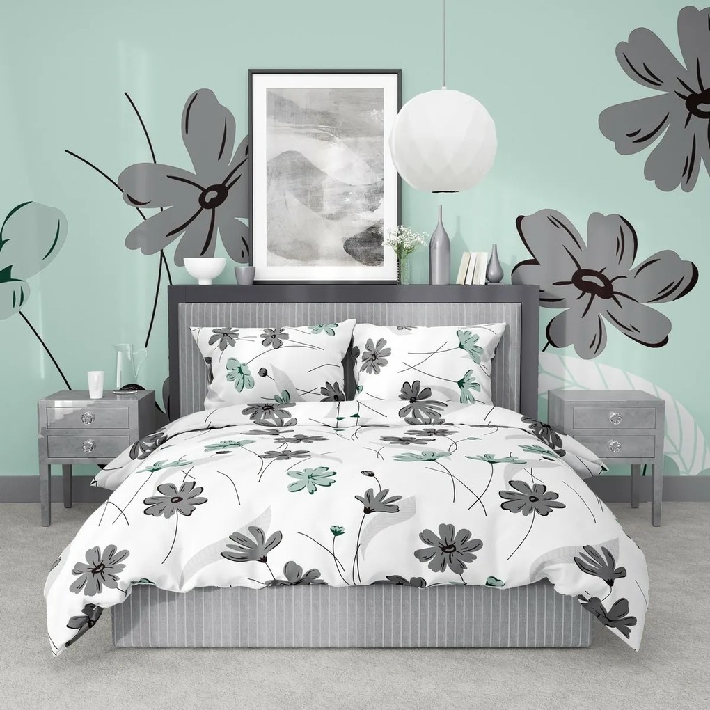 Lenjerie de pat din bumbac Stanex Gabriela , 140 x200 cm, 70 x 90 cm, 140 x 200 cm, 70 x 90 cm