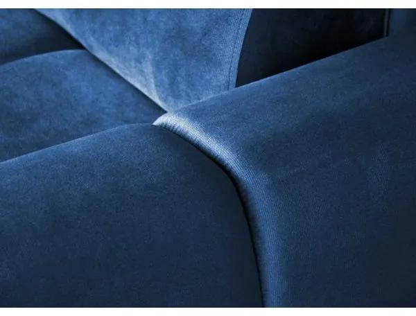 Coltar extensibil stanga cu tetiere reglabile, textil albastru inchis,