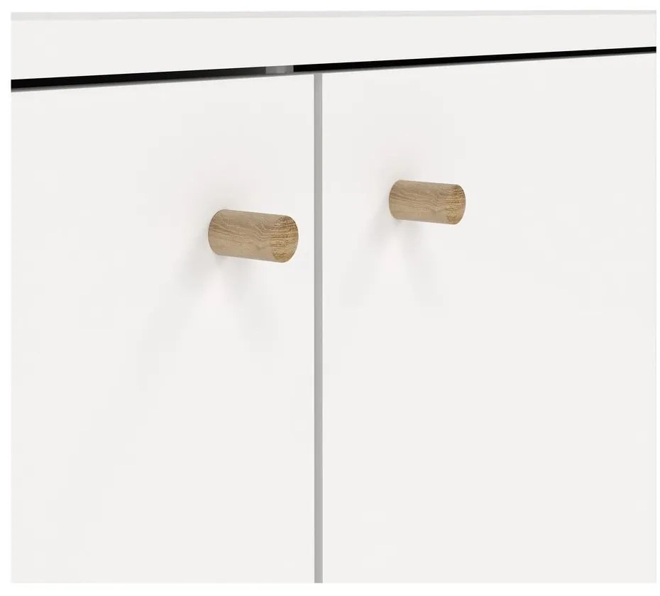 Comodă albă joasă 149x82 cm Bodo – Tvilum