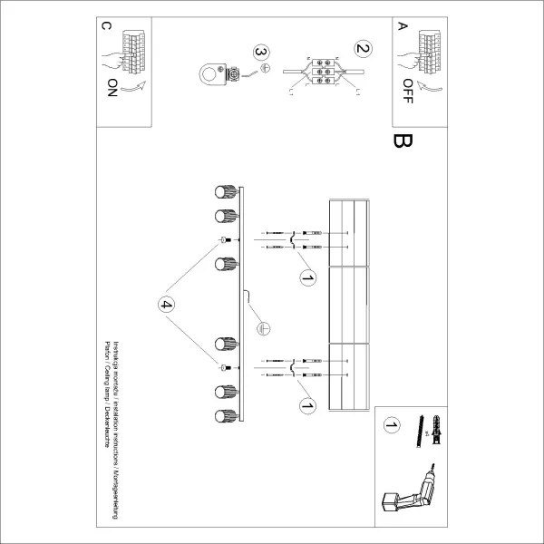 Brilagi - Spot LED CRESTO 6x GU10/10W/230V maro