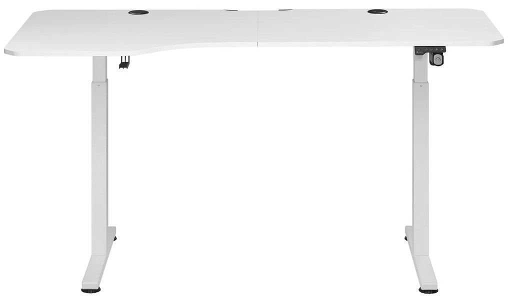 Jusky Masa de birou 160x75cm - alba