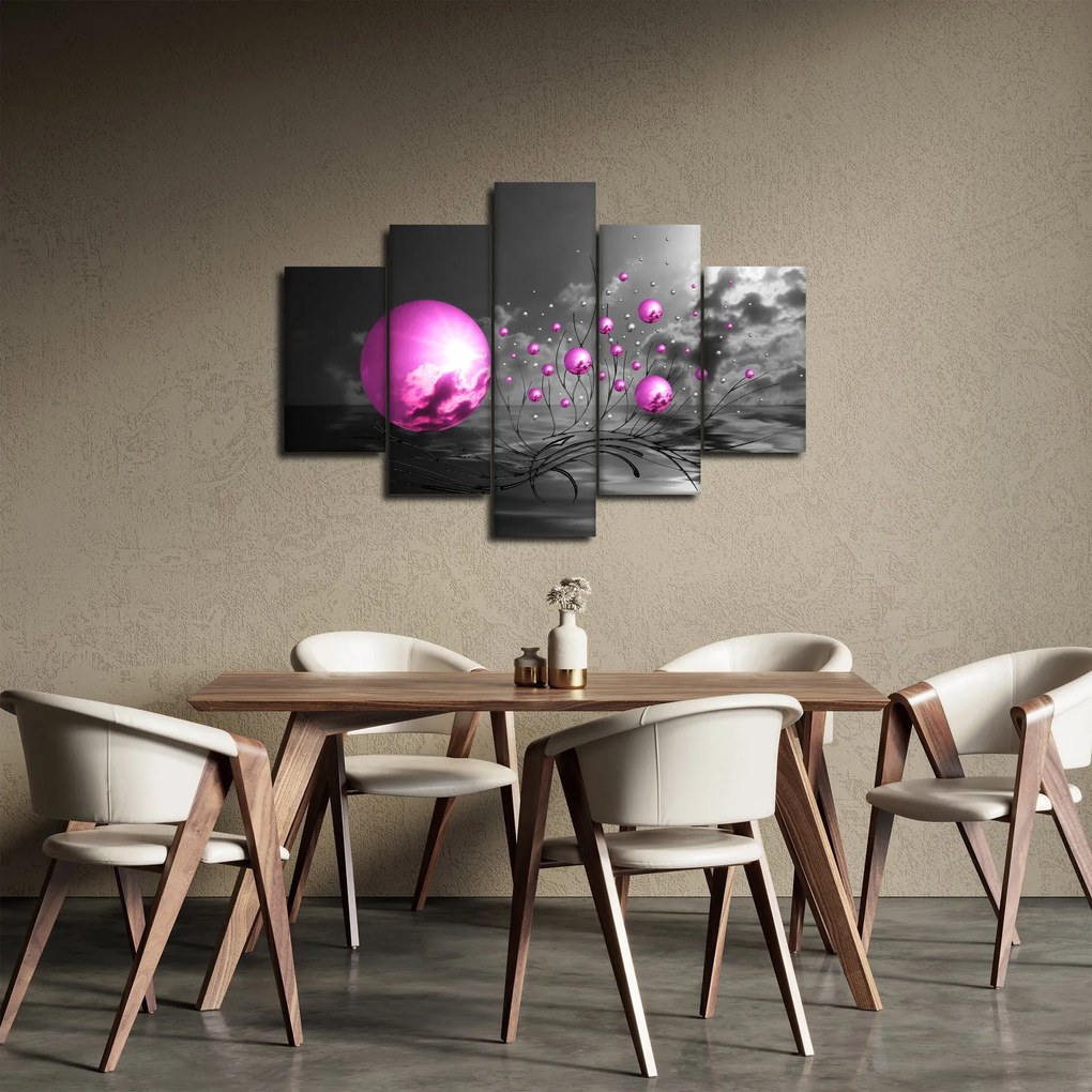 Tabloul bilelor roz (150x105 cm)