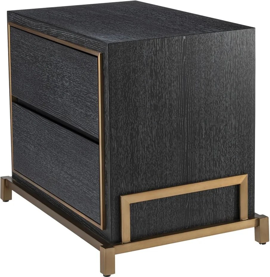 Noptiera design elegant LUX Hazel, gri carbune 115102 HZ