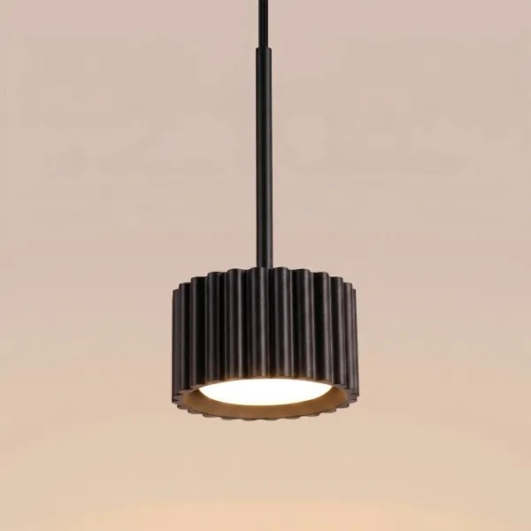Sollux SL.2677 - Lustră suspendată pe cablu AURA 1xGX53/10W/230V neagră