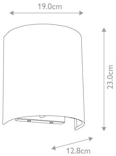 Elstead DL-COOPER-S-IV-AB - Aplica de perete COOPER, 1xE27/60W/230V, aurie