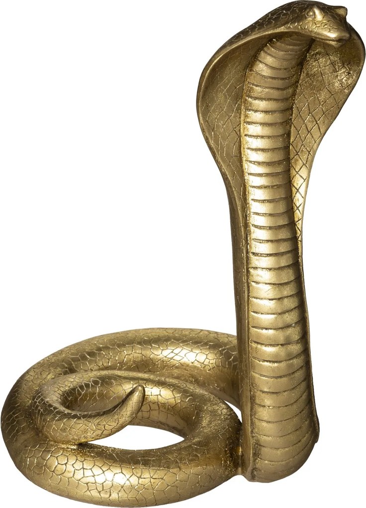 Figurina decorativă din polirășină COBRA, 36 cm