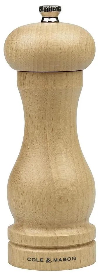 Cole&Mason - Râșniță piper CAPSTAN BEECH, lemn de fag, 16,5 cm