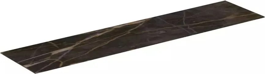 Blat ceramic pentru lavoar Ideal Standard Atelier Conca finisaj negru marmura 160 cm