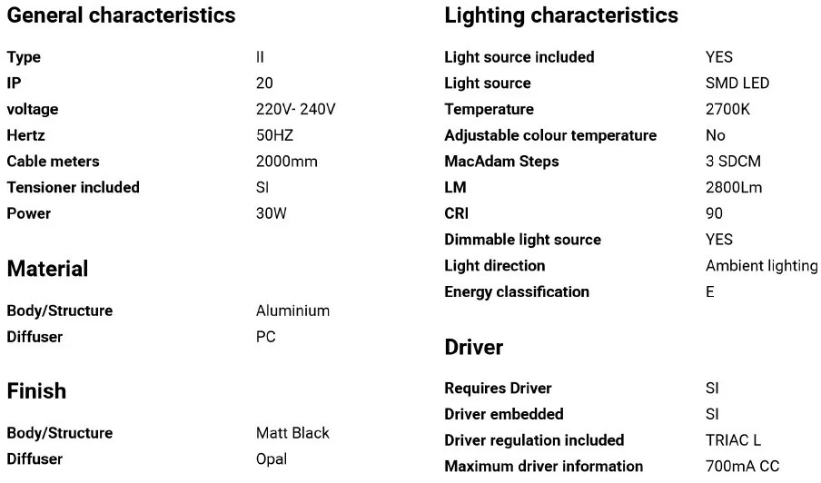Lustra LED suspendata design modern minimaliat VICO II 115cm