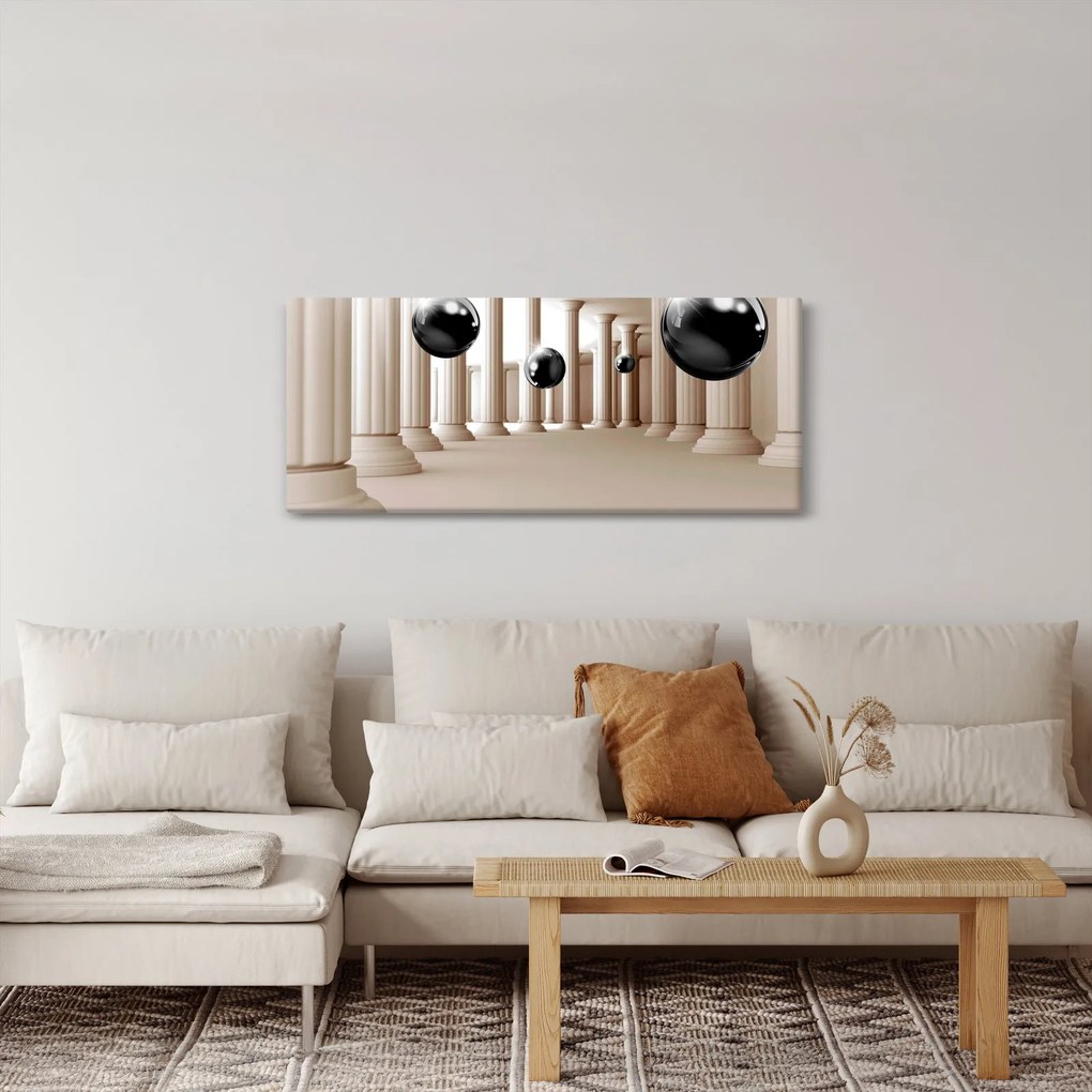 Tablou - Minge între stâlpi (120x50 cm)
