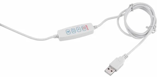 Lampă LED dimabilă de masă cu lupă Extol LED/8W/5V 2900/4500/7500K alb