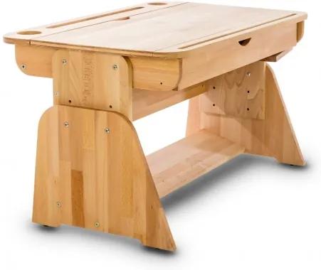 Masa de birou din lemn de fag, Ecodesk II, L90xl55h46 cm