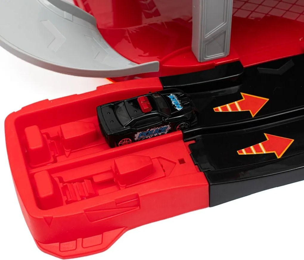 Baby Mix Garaj pentru copii cu elicopter, 60 x 33 x 29 cm