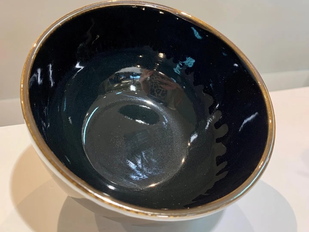 Bol AGORA (Negru Lucios Cupru Auriu) 400 ml